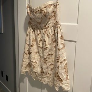 Club Monaco Strapless Dress